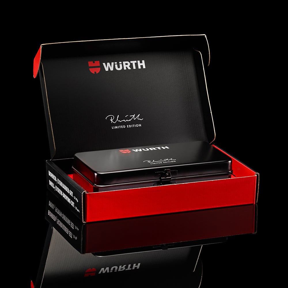 Reinhold Würth Limited Edition - 31 Piece ZEBRA Drill / ScrewdriverSet ...