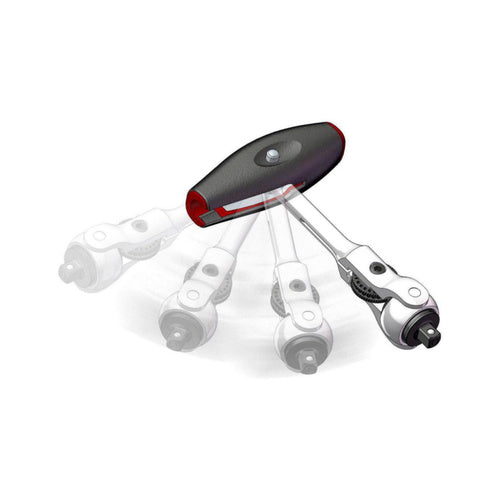 ZEBRA 1/4 Inch Ball-Head 3-in-1 Ratchet (Ratchet, Screwdriver and T-handle)