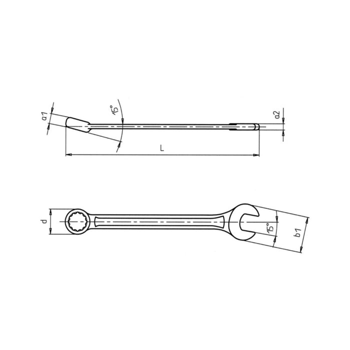 ZEBRA POWERDRIV® (12-Point) Metric Combination Wrench (Short Type) - 10mm