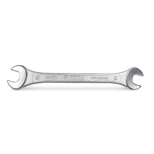 ZEBRA Double Open End Wrench Assortment - Thin Line (12 Pieces withPlastic Holder)