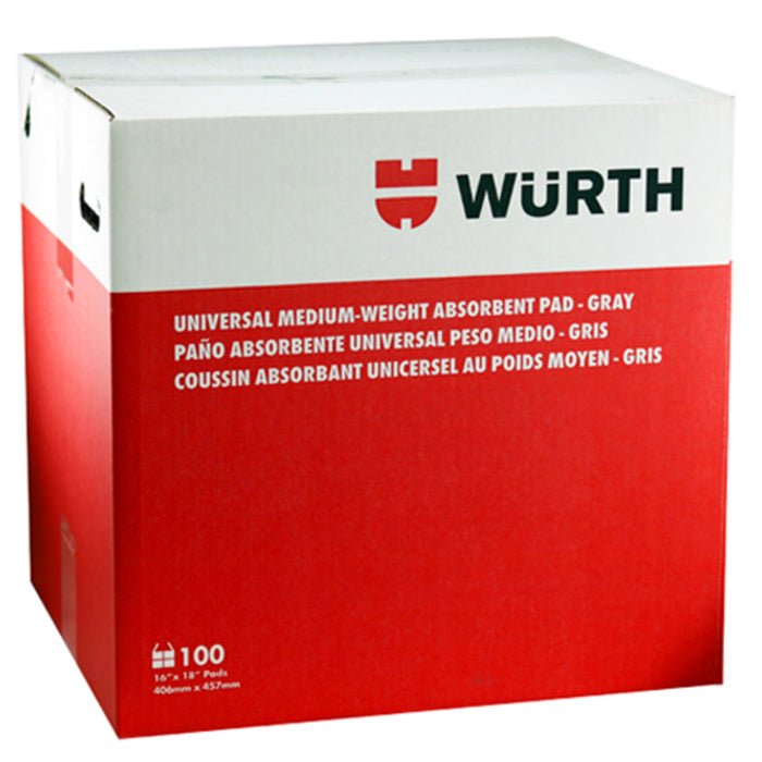 Universal Absorbent Pads - Light Weight - Perforated - Gray - 16 Inch x18 Inch