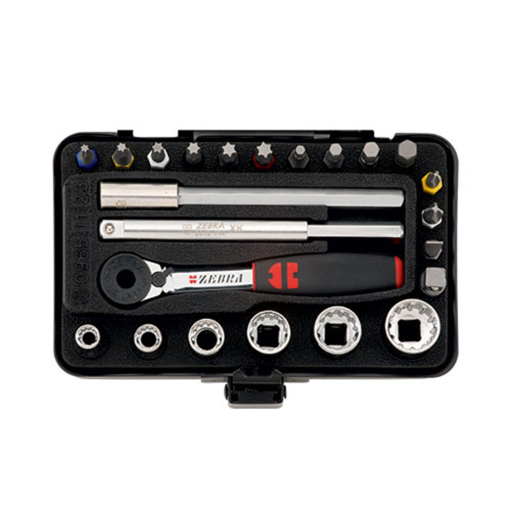 Mini 1/4 Multi Socket Wrench Asstortment 23Pc — Würth Tools
