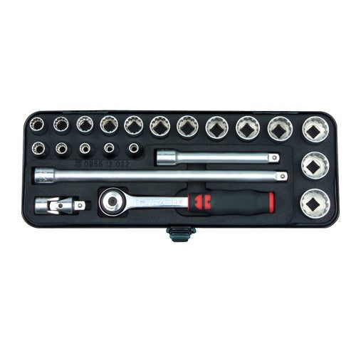 新品未使用 2枚セット LIFθSE plate 01 wanderout ZEBRA 3/8 Inch Multi-Socket Assortment (22 Pieces - Ratchet