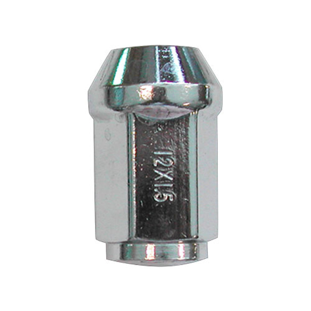 Lug Nut Chrome, M12X1.5, M19 Hex