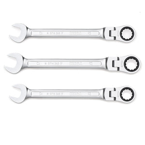 ZEBRA POWERDRIV Flexible Joint Ratchet Combination Wrench Special Package - 15 pieces