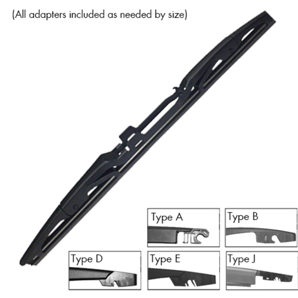 Traditional Rear Wiper Blade 14In 355Mm