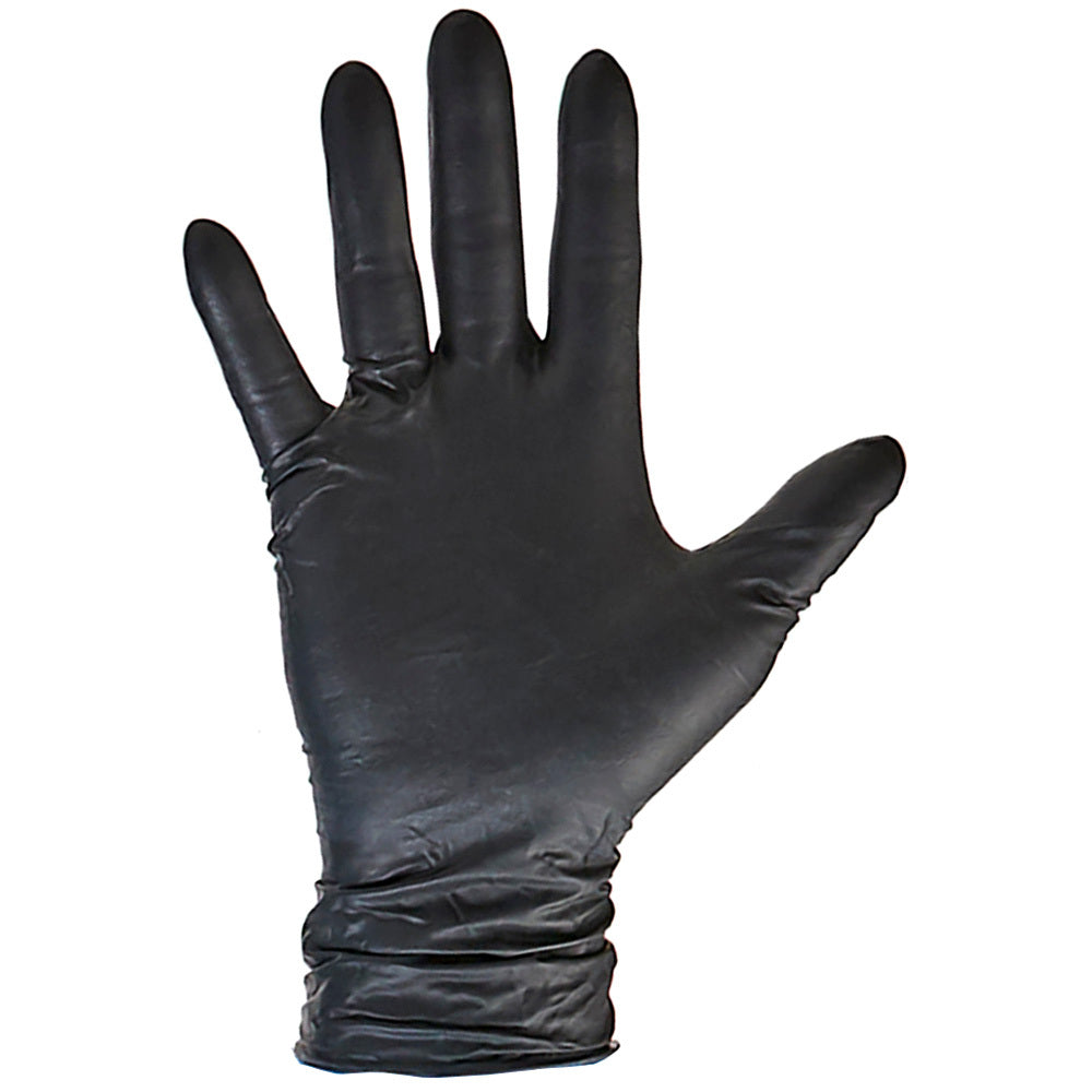 Nitrile Gloves - Black - (100 / Box)