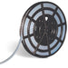 A roll of steel wheel weights with 1000 segments, each weighing 5 grams, and coated in silver-grey color.