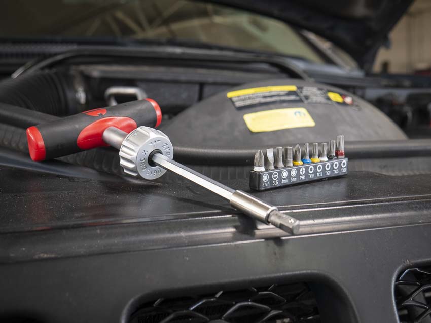 ZEBRA T-Handle Ratchet Screwdriver Set (Includes 11 Bits - 1 Square, 1 Flat, 2 Hexagon, 2 Phillips, 5 Torx)